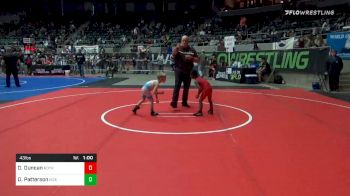 43 lbs Consolation - Donell Duncan, Readyrp National vs Dakin Patterson, Maize WC