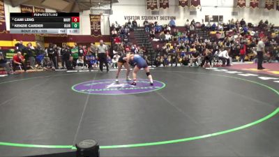 120 lbs Semifinal - Kenzie Carder, Olentangy Orange vs Cami Leng, Marysville