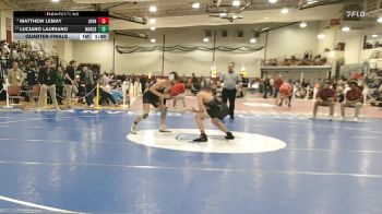 144 lbs Quarterfinal - Matthew LeMay, John J. Duggan vs Luciano Lauriano, Marlborough