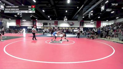113 lbs 5th Place Match - Justin Asbury, Trabuco Hills vs Oscar Mercado, Montclair
