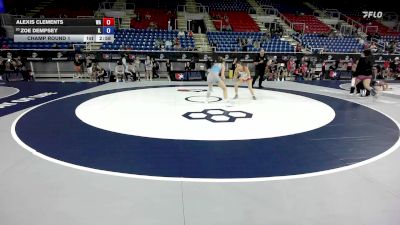 110 lbs Champ. Rd Of 128 - Alexis Clements, WA vs Zoe Dempsey, IL