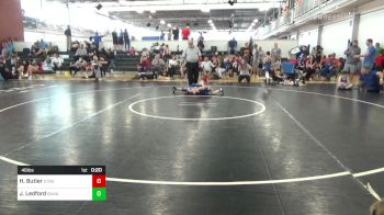 46 lbs Quarterfinal - Hunter Butler, Strong House Wrestling vs Jackson Ledford, Banks County Battle Born Wrestling