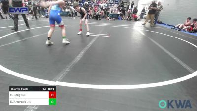 58 lbs Quarterfinal - Braxton Lorg, Shelton Wrestling Academy vs Easton Alvarado, Comanche Takedown Club