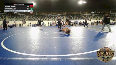 67 lbs Consi Of 8 #2 - Jayden Brant, Caney Valley Wrestling vs Ayson Miller, Standfast