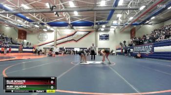 140 lbs Champ. Round 1 - Ellie Schulte, Springfield [Coop] vs Ruby Salazar, Kankakee (Sr.)