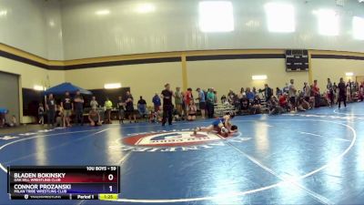 59 lbs Cons. Semi - Bladen Bokinsky, Oak Hill Wrestling Club vs Connor Prozanski, Milan Tribe Wrestling Club