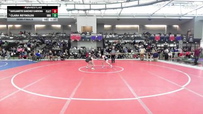 100 lbs Semifinal - Daylianette Sanchez Cardona, Platt vs Clara Reynolds, New Milford