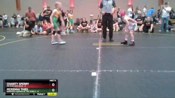 64 lbs Round 2 (4 Team) - Charity Sperry, MO Outlaws Gold vs McKenna Thies, Nebraska Queens Of The Corn 2