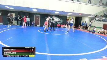 235 lbs Quarterfinal - Sydney Giles, Nathan Hale G vs Cynthya Love, KIEFER G