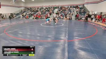 145 lbs Semifinal - Annabelle Davis, Azle (Girls) vs Lillian Jukes, Prosper Rock Hill (Girls)