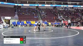 182 lbs Semifinal - Seth Holderbaum, Chestnut Ridge Hs vs Tyler Waltman, Southern Columbia Area Hs