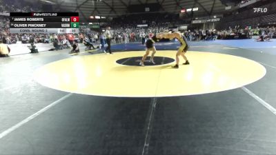 Boys 1A 190 lbs Cons. Round 2 - James Roberts, Granite Falls vs Oliver Pinckney, Vashon Island
