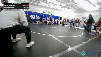 52/55 lbs Rr Rnd 2 - Caleb Wade (52), Blanchard Wrestling Club vs Bentley Story, Shelton Wrestling Academy