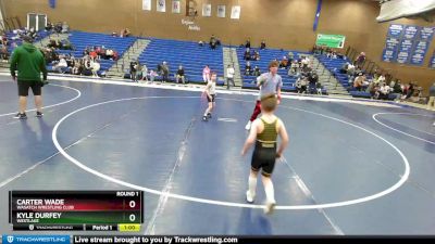 60-66 lbs Round 1 - Kyle Durfey, Westlake vs Carter Wade, Wasatch Wrestling Club