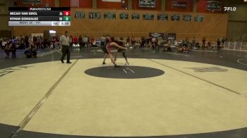 141 lbs Champ. Round 1 - Ethan Gonzalez, Rio Hondo College vs Micah Van Grol, Santa Ana College