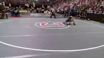 120 lbs Cons. Round 1 - Ben Biekert, West Grand vs Nathaniel Juarez, Monte Vista