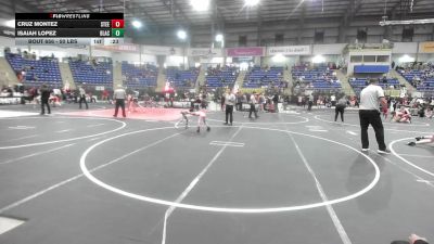 50 lbs 3rd Place - Cruz Montez, Steel City Reloaded WC vs Isaiah Lopez, Black Fox Wrestling Academy