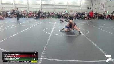 96 lbs Round 6 (8 Team) - Coleman Kincer, Revolution/WVW vs David Baghdady, Armory/Revolution