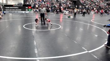 37 lbs Cons. Round 1 - Waylon Hollibaugh, 308 Wrestling Academy vs Kane Brothwell, Torrington Wrestling Club