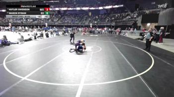 Cons. Round 2 - Mason Ryman, Rapid City Stevens vs Kutler Swenson, Watertown