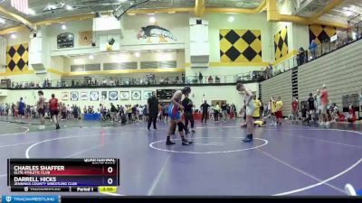 149 lbs Quarterfinal - Charles Shaffer, Elite Athletic Club vs Darrell Hicks, Jennings County Wrestling Club