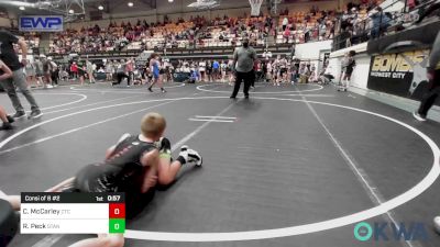 73 lbs Consi Of 8 #2 - Cason McCarley, Comanche Takedown Club vs Ryker Peck, Standfast OKC