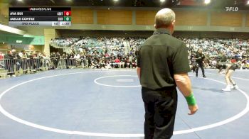 105 lbs 3rd Place - Ava Bui, Centennial vs Jaelle Cortez, Gilroy