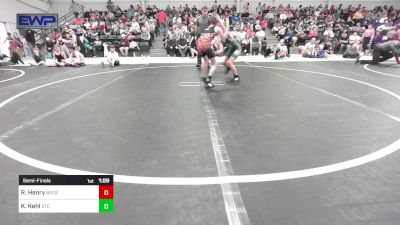 70 lbs Semifinal - Rylan Henry, Brushy Wrestling Club vs Kylie Kehl, Sallisaw Takedown Club