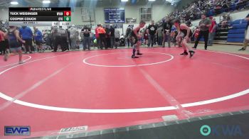 120 lbs Rr Rnd 1 - Tuck Weisinger, Wyandotte Youth Wrestling vs Cooper Couch, Grove Takedown Club