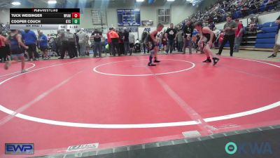 120 lbs Rr Rnd 1 - Tuck Weisinger, Wyandotte Youth Wrestling vs Cooper Couch, Grove Takedown Club