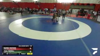 145 lbs Semifinal - Ramez Watson, Pekin Boys & Girls Club vs Finn Merrill, Beat The Streets Chicago-Midway