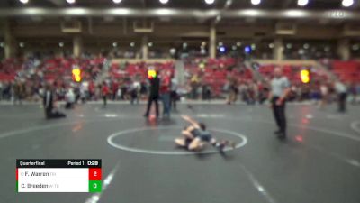 61 lbs Quarterfinal - Fisher Warren, Triumph vs Champ Breeden, WR - Topeka Blue Thunder