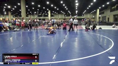 85 lbs Semis (4 Team) - Laura Ayala, AR- 15 vs Sierra Streeter, Ain`t My First Rodeo