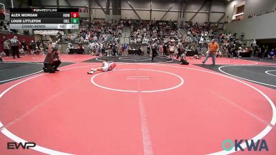 64 lbs Consolation - Alex Morgan, Fort Gibson Youth Wrestling vs Louis Littleton, Collinsville Cardinal Youth Wrestling