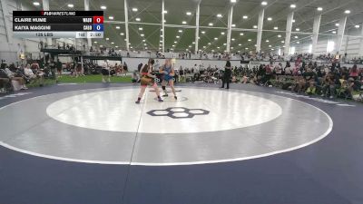 135 lbs Claire Hume, Washington J vs Kaiya Maggini, California Gold J