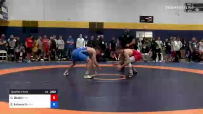 74 kg Quarterfinal - Ryan Deakin, Titan Mercury Wrestling Club (TMWC) vs Branson Ashworth, Wyoming Wrestling Reg Training Ctr