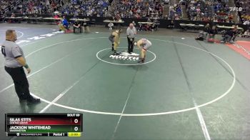 157 lbs Champ. Round 1 - Silas Stits, Center Grove vs Jackson Whitehead, Washington