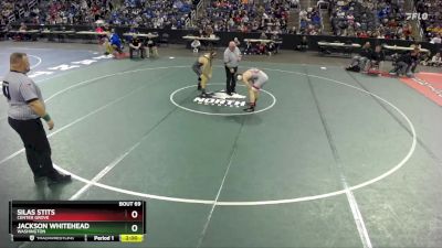 157 lbs Champ. Round 1 - Silas Stits, Center Grove vs Jackson Whitehead, Washington