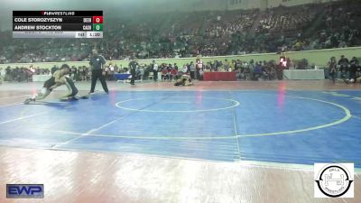 118 lbs Round Of 128 - Cole Storozyszyn, Deer Creek Wrestling vs Andrew Stockton, Cashion