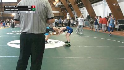 113 lbs Round Of 32 - Mason Schlat, Monster Garage vs Chase Phillips, Barn Brothers