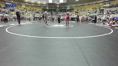 182 lbs Semifinal - Keaton Kirtley, Pottsville Apache Youth Wrestling vs Daniel Aldridge, Saints Wrestling Club