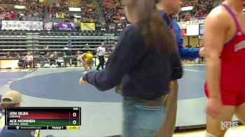 190 lbs Champ. Round 1 - Ace Monihen, Council Grove vs Jon Silba, Kingman