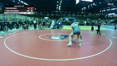 140 lbs Champ. Round 1 - Zoe Delgado, Florida Christian School vs Lena Kettering, Camden County