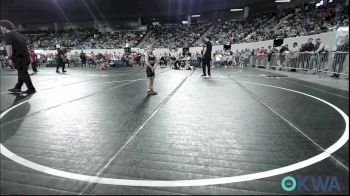43 lbs Quarterfinal - Bryleigh Clipper, Norman Grappling Club vs Berkeley Deckard, Raw Wrestling Club