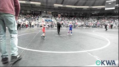 43 lbs Consi Of 8 #2 - Memphis Epperley, Smith Wrestling Academy vs Stetson Beavers, Tahlequah Wrestling Club