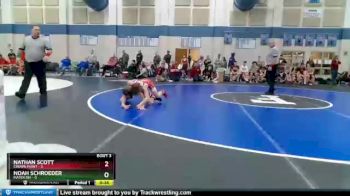 80 lbs Placement (4 Team) - Noah Schroeder, Mater Dei vs Nathan Scott, Crown Point