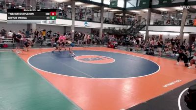 146-149 lbs Champ. Round 1 - Geren Stapleton, Belvidere Bandits Wrestling vs Justus Vrona, Illinois Top Dawgs