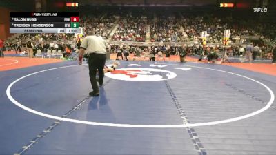 3A-106 lbs Semifinal - Treysen Henderson, Lyman vs Talon Nuss, Powell