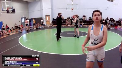 119 lbs Round 3 - Sean Nieves, Reverence Wrestling Club vs Tyler McChesney, KC Elite Wrestling Training Center