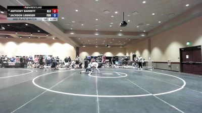 144 lbs 3rd Place Match - Anthony Barrett, New Jersey vs Jackson Lininger, Pennsylvania